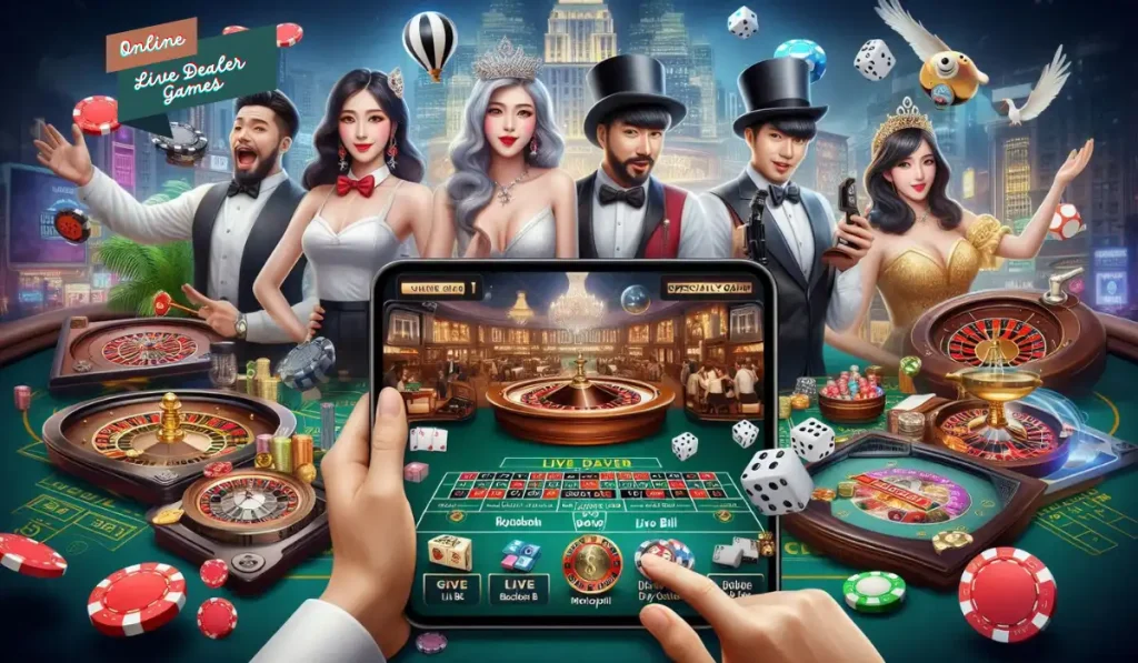 Types of Online Casino Games- Online Live Dealer Games