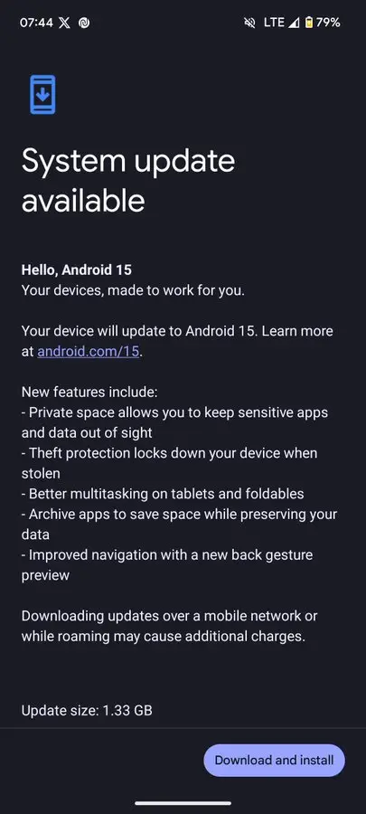 android 15 features