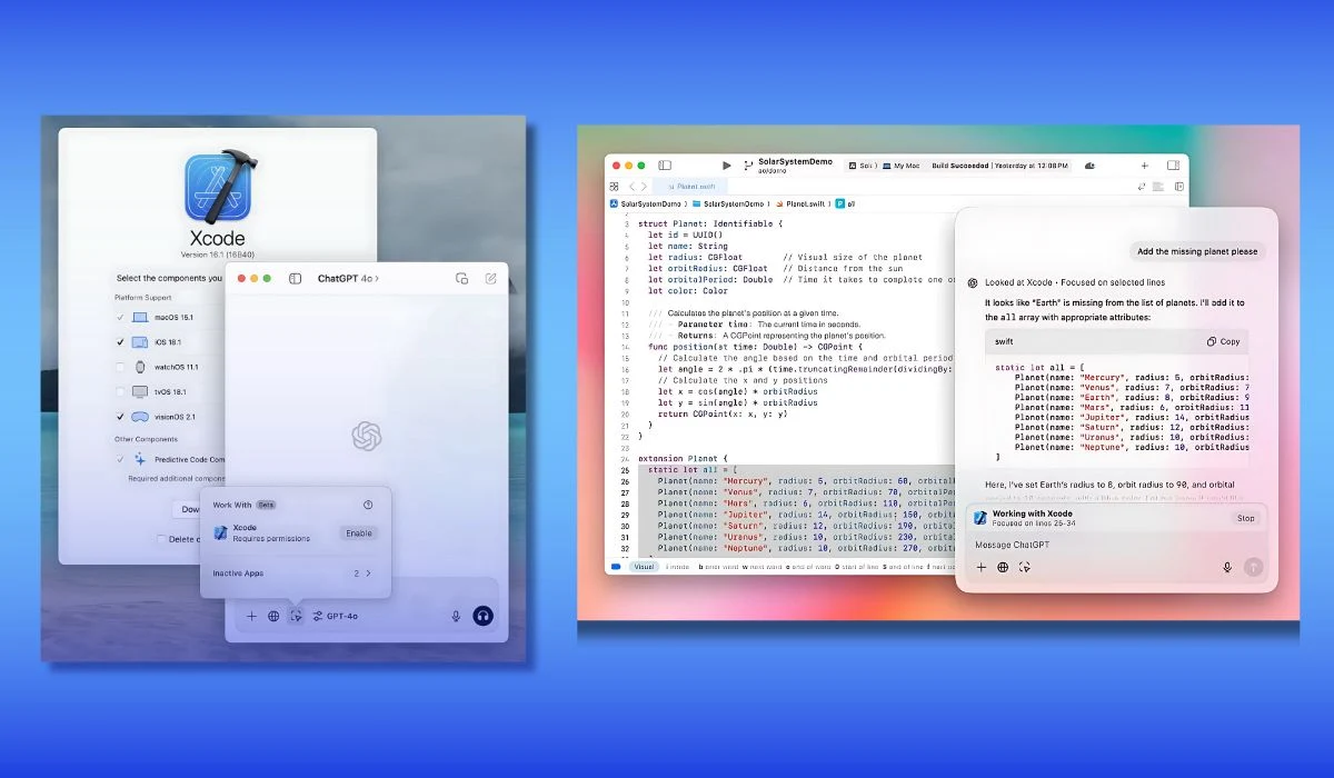 ChatGPT For macOS Supports Xcode And Third-Party Apps