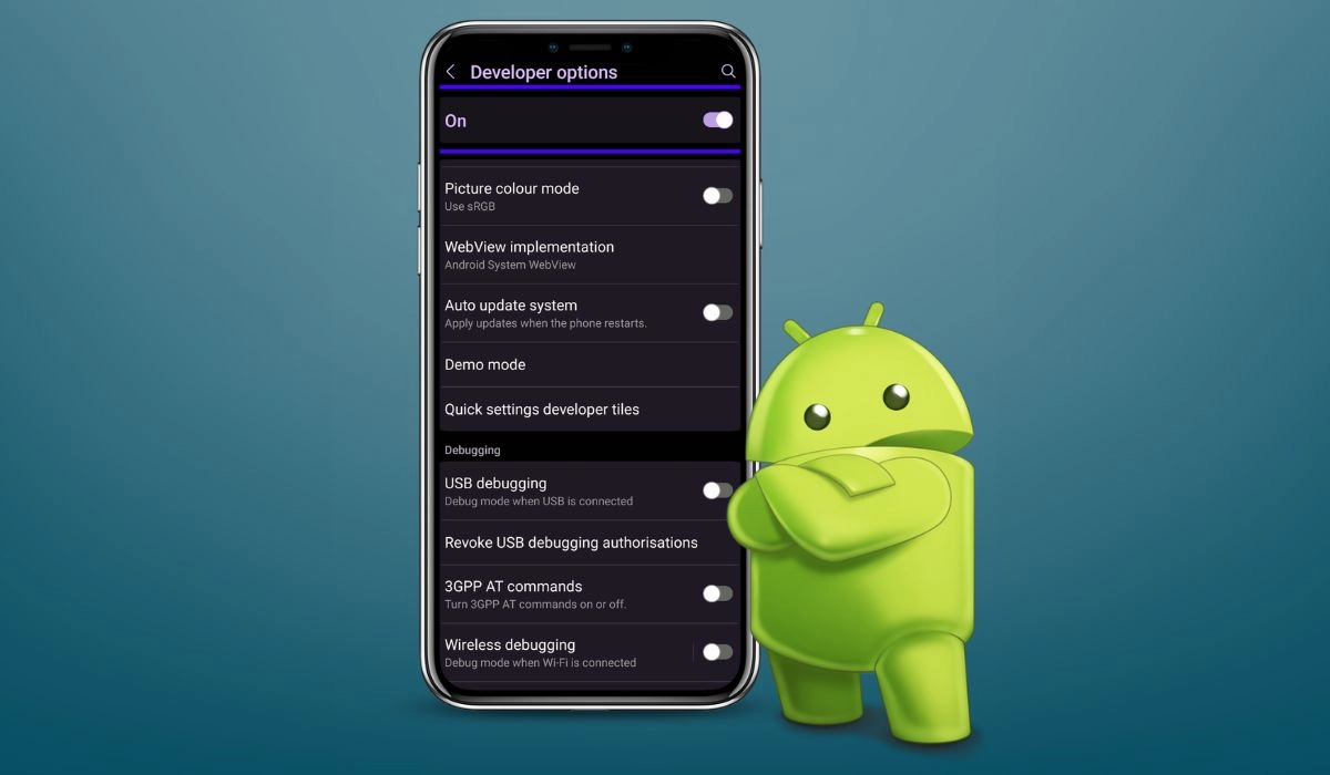 Different Developer option for Android phones