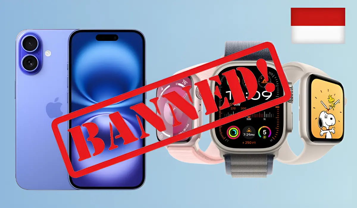 Indonesia Bans Sales of Iphone 16 & Apple Watch Series 10