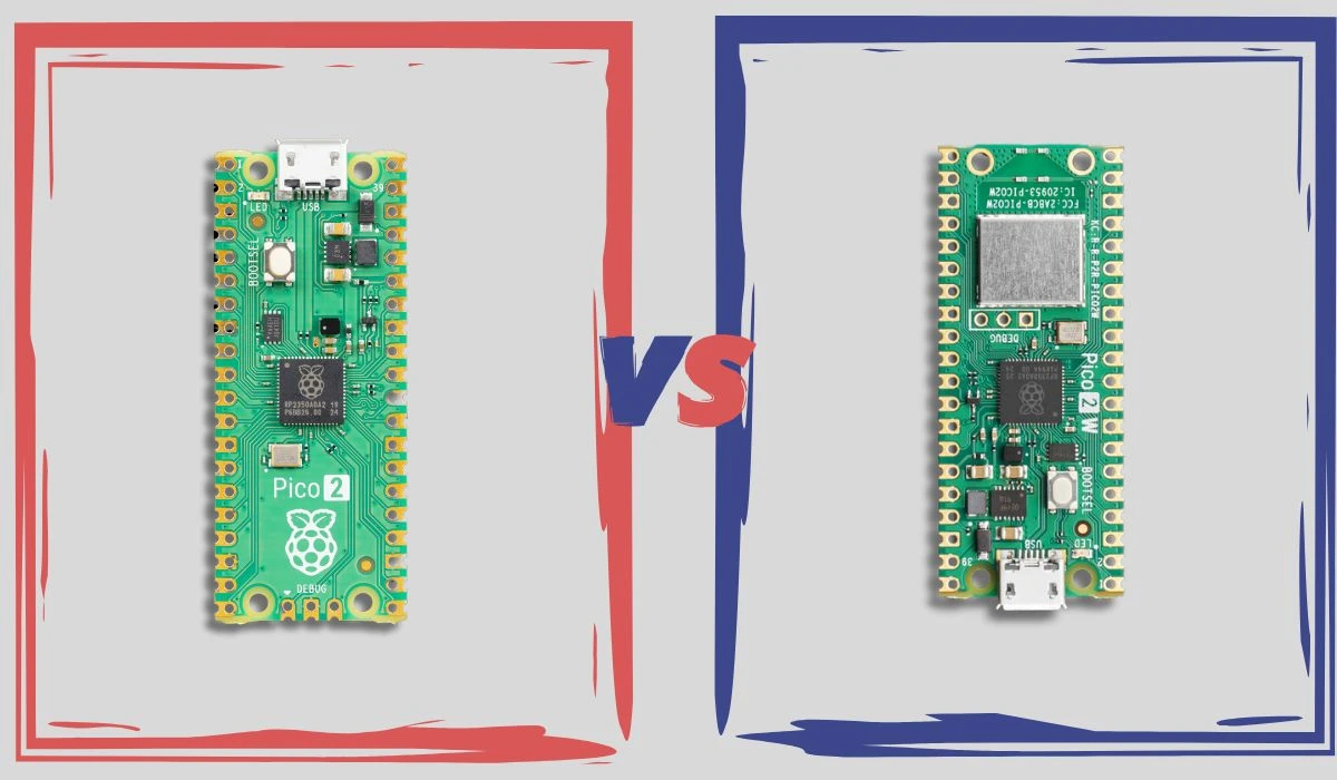 Raspberry Pi Pico 2 Vs Raspberry Pi Pico 2 W