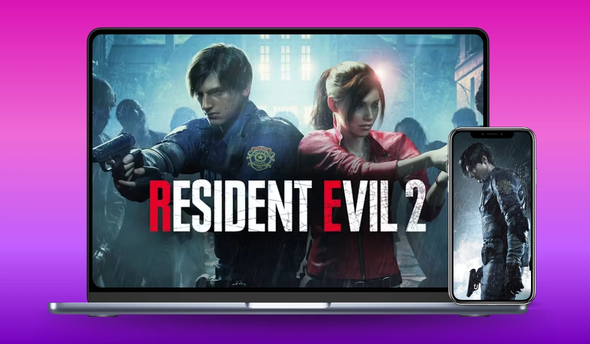 Resident Evil 2 In Macbook And Iphone