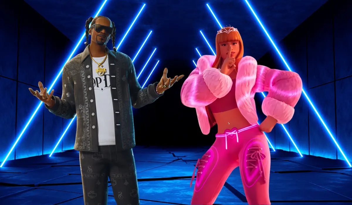 Snoop Dogg and Ice Spice in Fortnite